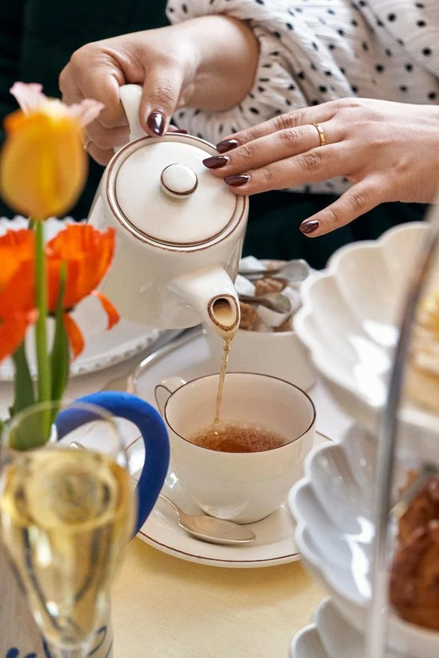 L’Amour du Thé French Restaurant Mayfair London Afternoon Tea Service British Classics